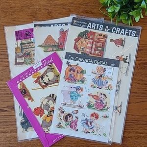 MEYERCORD Vintage 1970s Decals For Arts and Crafts In Original Packaging